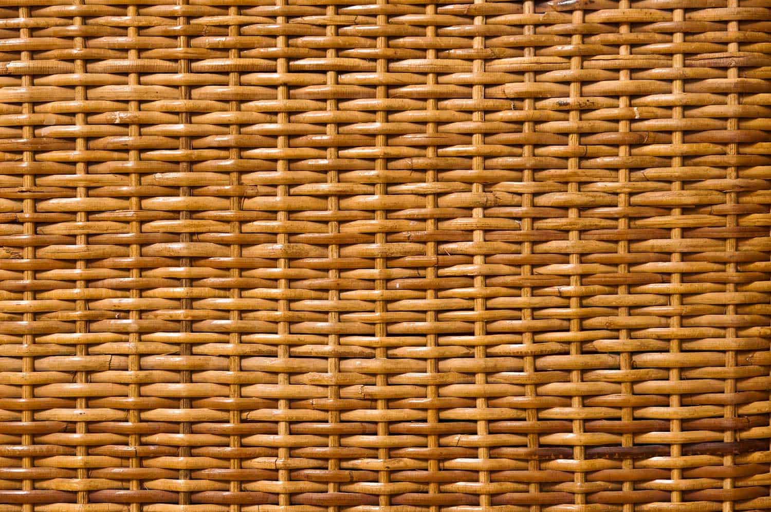 Close up of a braided basket