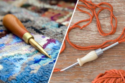 Read more about the article Rug Hooking vs. Punch Needle: What’s the difference?
