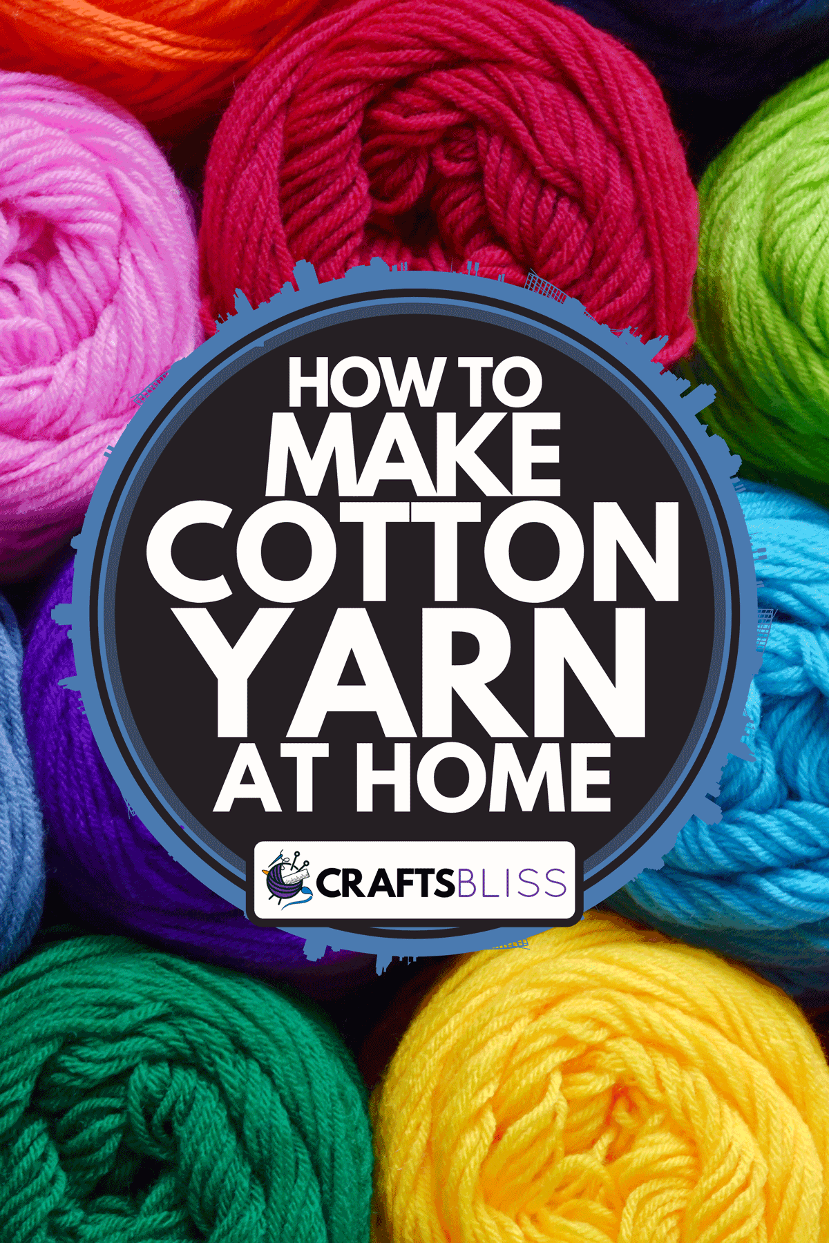 A colorful knitting yarn, How To Make Cotton Yarn At Home